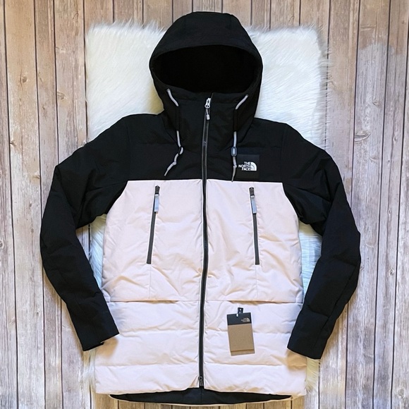 The North Face Women’s Pallie Down Waterproof Ski Jacket In Morning Pink - Picture 2 of 10